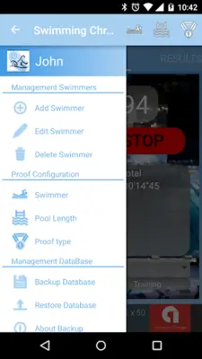 Swimming StopWatch free android App screenshot 10